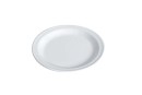 WA Melamine plate flat, 23,5 cm Ø white