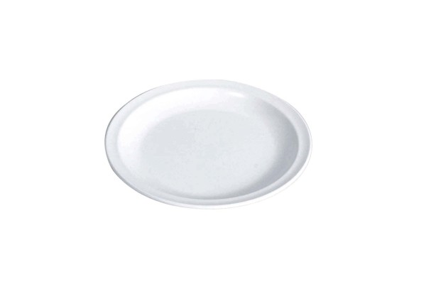 WA Melamine dessert plate, 19,5 cm Ø white