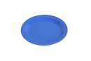 WA Melamine plate flat, 23,5 cm Ø blue