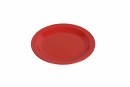 WA Melamine plate flat, 23,5 cm Ø red