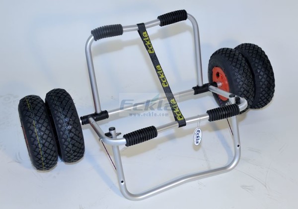 Axle for twin tires including 2 additional air wheels 260 mm, new version for Canyon, Foldy, Beach-Rolly