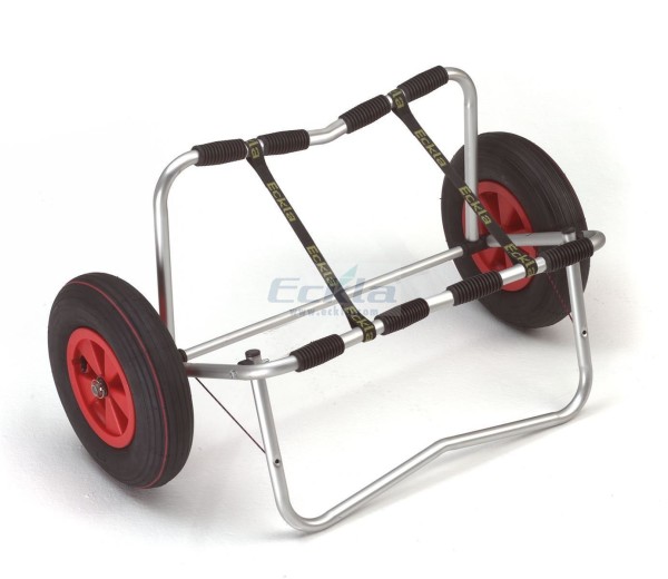 ECKLA-Cart for inflatable boats,stainless steel axle, wheel 400mm 0, with puncture- proof tyres