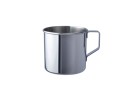 BasicNature stainless steel mug Zebra polished, 0,25 L