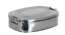 BasicNature Lunch Box, stainless steel 0,45 L