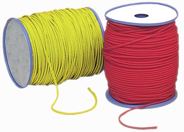 BasicNature Polypropylen rope, 3 mm, 200 m red