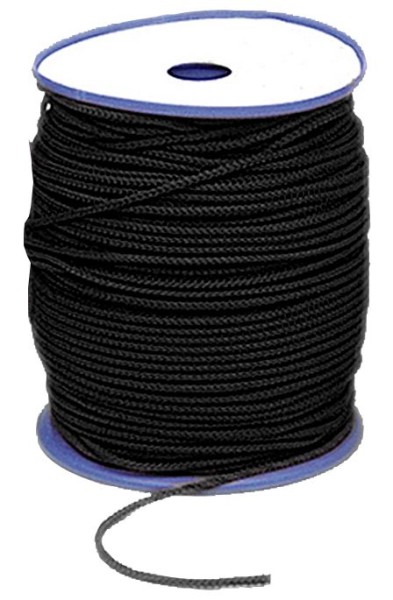 BasicNature Polypropylen rope, 4 mm, 200 m black
