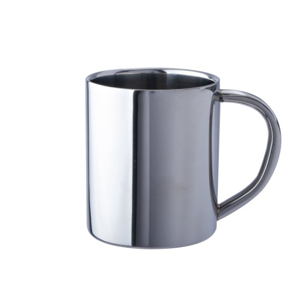 BasicNature Stainless steel thermo mug Deluxe, 0,2 L