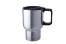 BasicNature Stainless steel mug Auto, 0,45 L