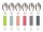 Primus Besteckset Fashion Colour, 24 Stück, farbig gemischt