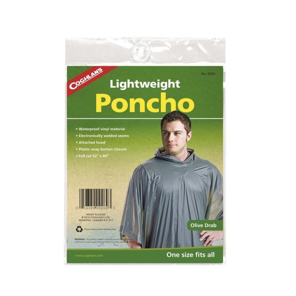 CL Lightweight poncho, olive