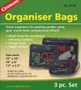 Coghlans nylon/mesh organizer bags , 3 pieces