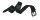 Leathersafe Geldgürtel Shine, schwarz 80 cm