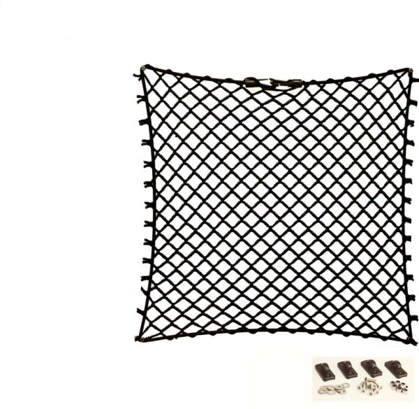 Decksnetz, elastisch, Höhe 40 cm, Länge 45 cm, mit Hakenset/Schrauben