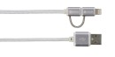 Skross Kabel Chargen Sync, USB - Micro USB / Lightning