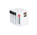 Skross Adapter World Travel MUV USB, 2 Ausgänge
