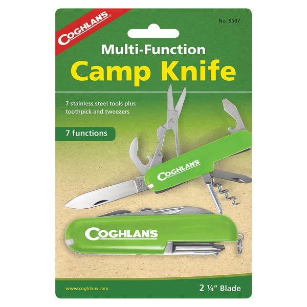 Coghlans Pocket Knife Camp, 7 functions
