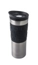BasicNature Stainless Steel Thermo Mug Grip, 0,45 L