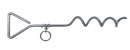 BasicNature Ground anchor, 40 cm