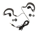 Waterproof earphones Black with Micro