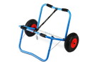 ECKLA - DISCOVERER 260 colored", large boat cart / canoe cart with support, puncture-proof wheels 260 mm, powder-coated, aluminum axle