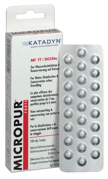Katadyn Micropur Forte, 1 T, 100 Tabletten