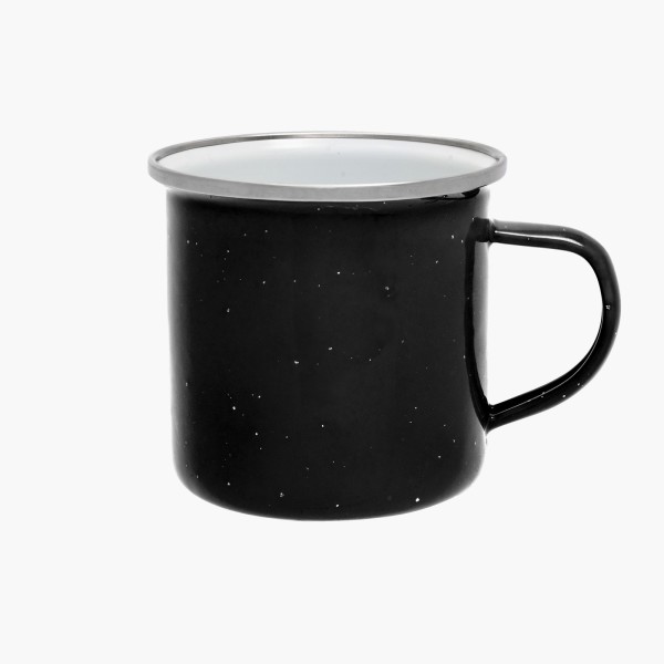 Origin Outdoors Enamel cup, 360 ml black