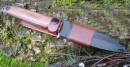 Walther Knife Blue Wood spearpoint, walnut BWK 3