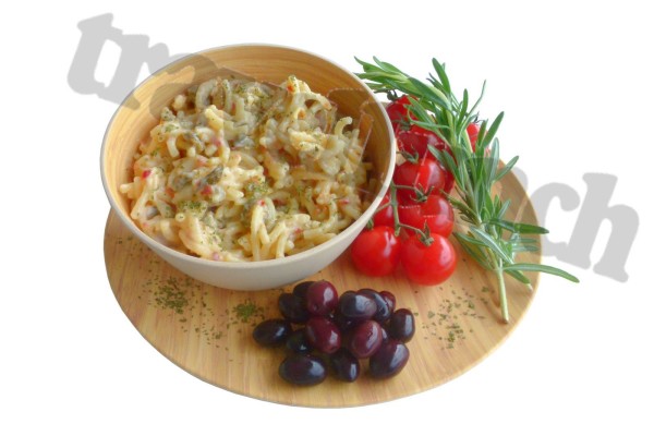 Travellunch 10 er Pack Mahlzeit, á 250 g, Pasta mit Oliven - vegetarisch