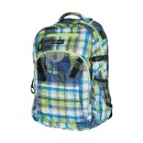 Wheel Bee LED Backpack , blue-green-white 30 L