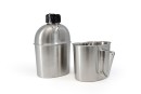 Origin Outdoors Stainless Steel Canteen, 1,2 L with cup 0,8 L