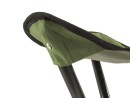 BasicNature Dreibeinhocker Travelchair, Stahl, grün