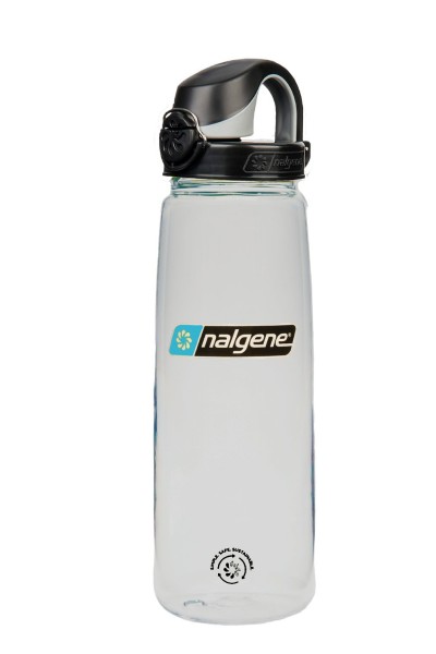 Nalgene Trinkflasche OTF Sustain, 0, 65 L, transparent/schwarz