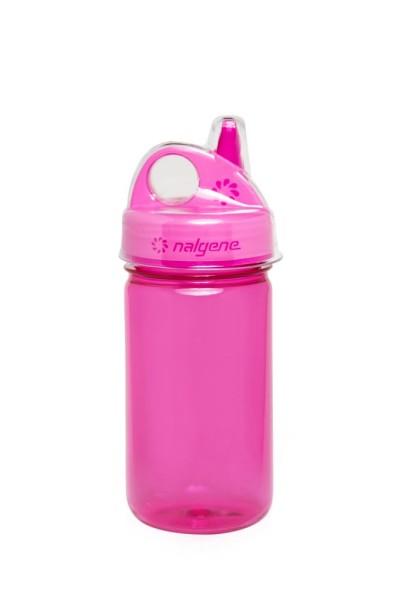 Nalgene Kinderflasche Grip-n-Gulp Sustain, 0, 35 L, mit Deckel, pink