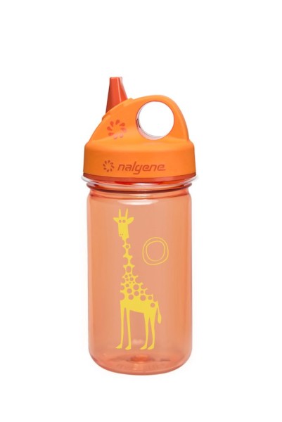 Nalgene Kinderflasche Grip-n-Gulp Sustain, 0, 35 L, orange Giraffe