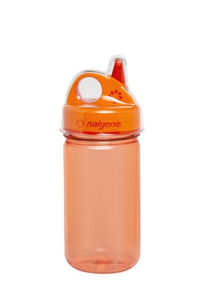 Nalgene Kinderflasche Grip-n-Gulp Sustain, 0, 35 L, mit Deckel, orange
