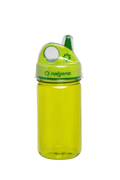 Nalgene Kinderflasche Grip-n-Gulp Sustain, 0, 35 L, mit Deckel, grün