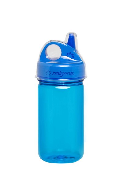 Nalgene Kinderflasche Grip-n-Gulp Sustain, 0, 35 L, mit Deckel, blau