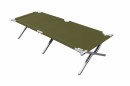 BasicNature Travelchair Alu-Campbed, olive 210 cm