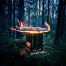 Winnerwell multifunktionaler Mini - BBQ Smoker / Räucherofen / Campingkocher