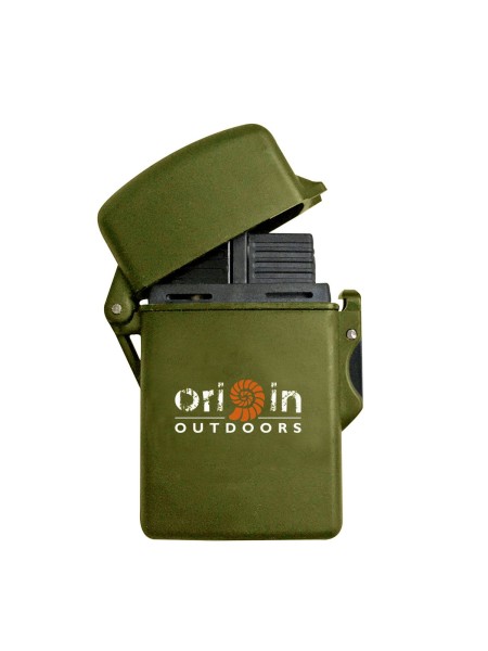 Origin Outdoors Sturmfeuerzeug Waterproof, oliv