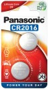 Panasonic Button Battery Lithium, CR 2016 2 pieces