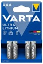Varta Battery Ultra Lithium, AAA / Micro 4 pieces