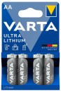 Varta Battery Ultra Lithium, AA / Mignon 4 pieces