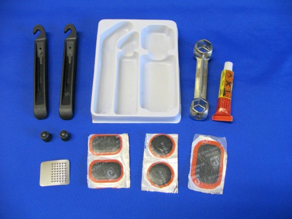 Bike - Repair Kit, 13 Pcs, Repair Kit, Patch, Rubber Glue