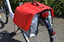 Fahrrad - Gepäcktasche, Doppeltasche aus Tarpaulin...