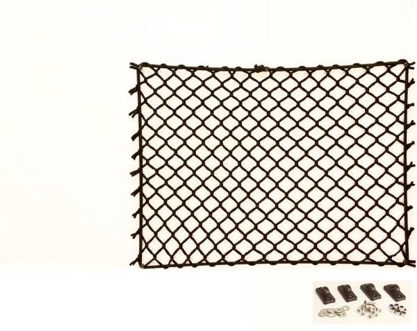 Decksnetz, elastisch, Höhe 30 cm, Länge 40 cm, mit Hakenset/Schrauben