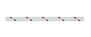 Liros - Standard, Allround Schot aus Polyester - Streichgarn, 10 mm, weiß-rot