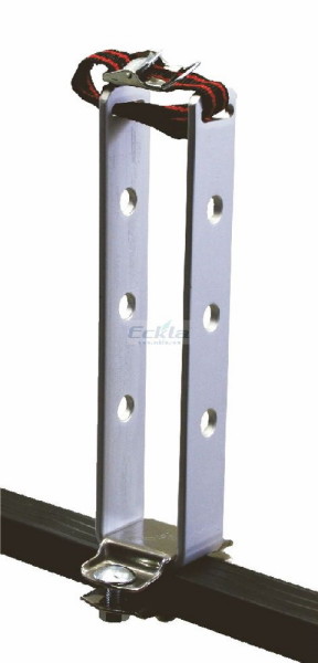 ECKLA - MULTIPLE PADDLE HOLDER for roof racks, handle 20 x 30 mm, aluminium.