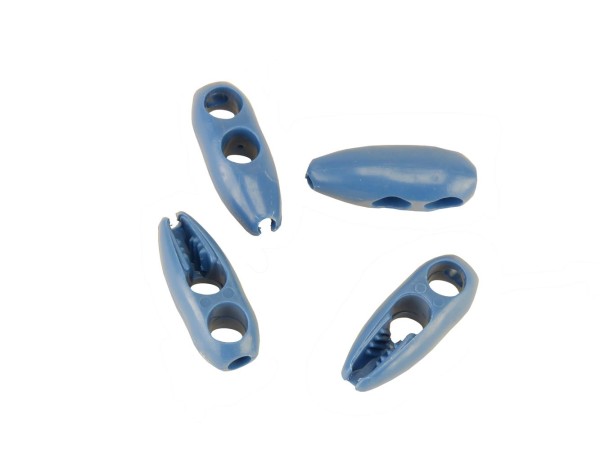 Speedclip, Seilklemme für 5 - 6 mm Gummileine, blau, 1 Stück