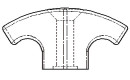 KS-recessed deckfitting, ø 6 mm ,1 pcs